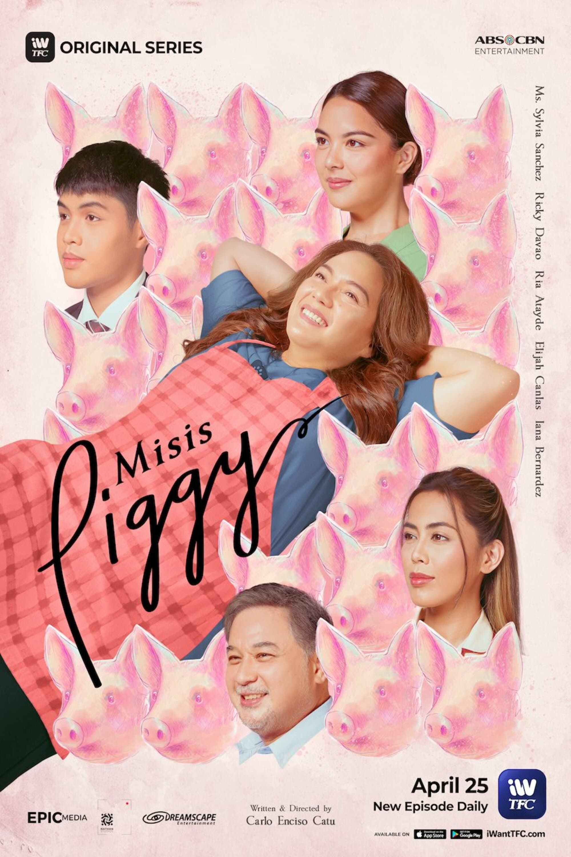 Misis Piggy backdrop