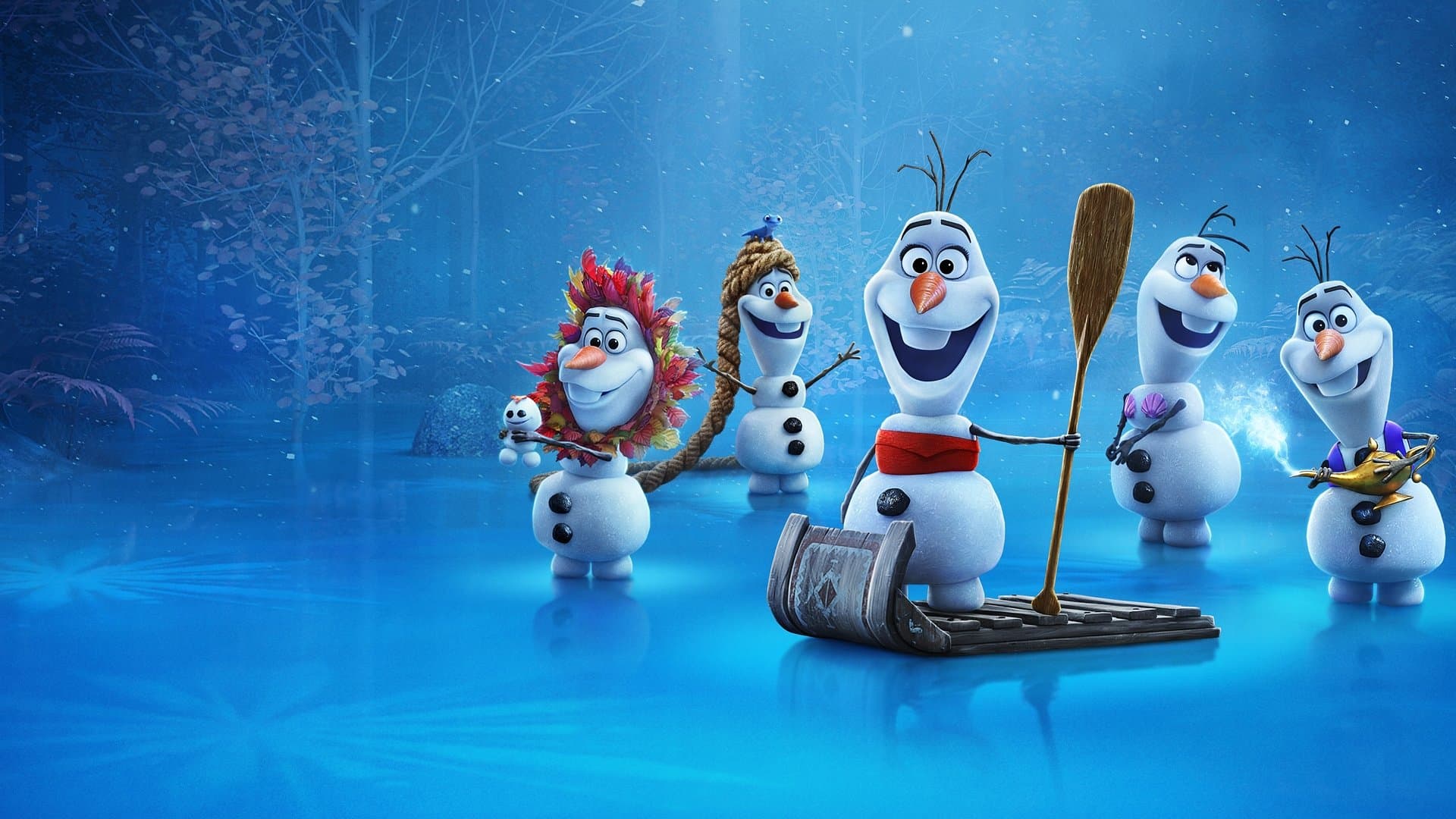 Olaf Presents backdrop