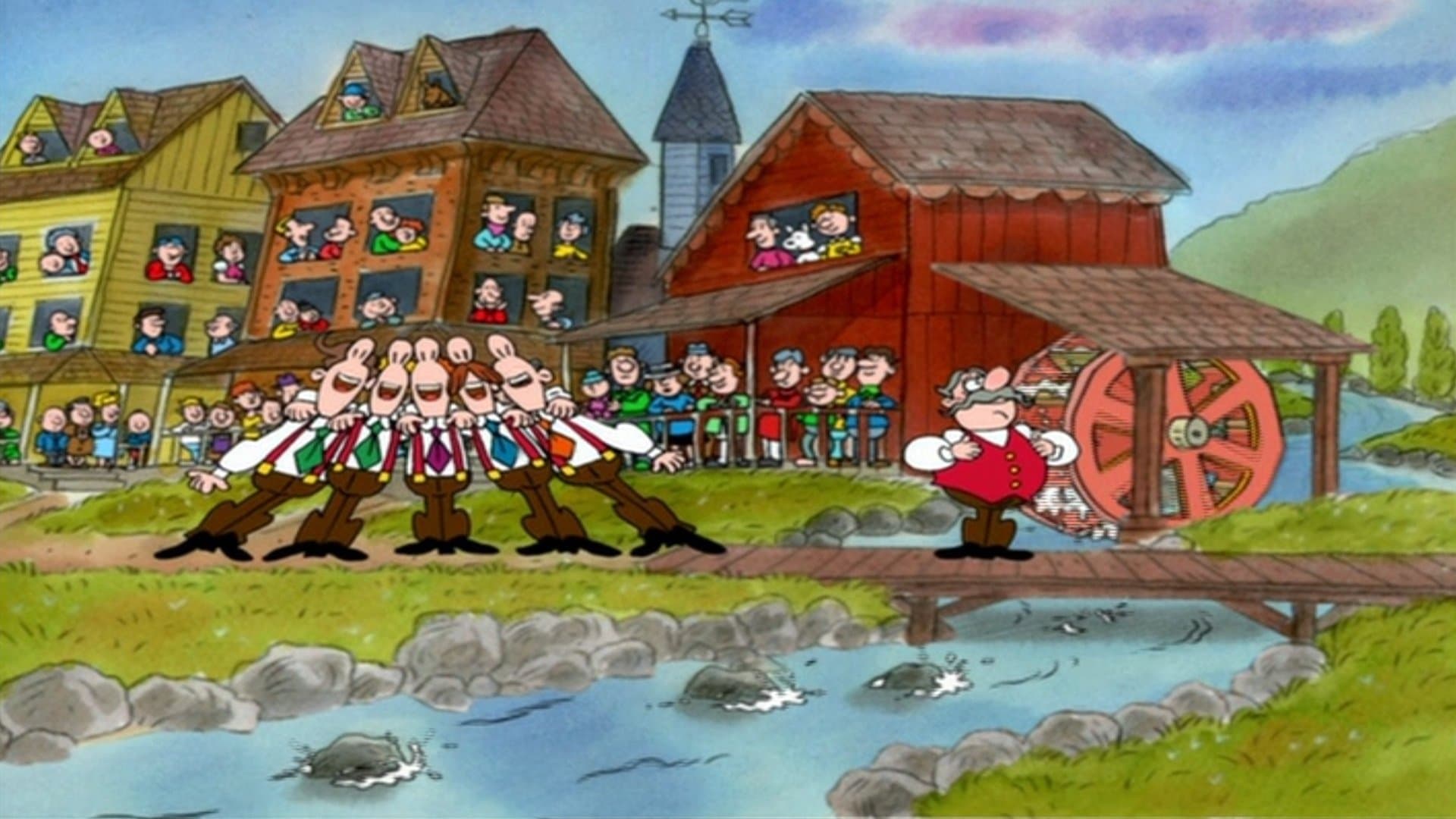 It's the Pied Piper, Charlie Brown backdrop