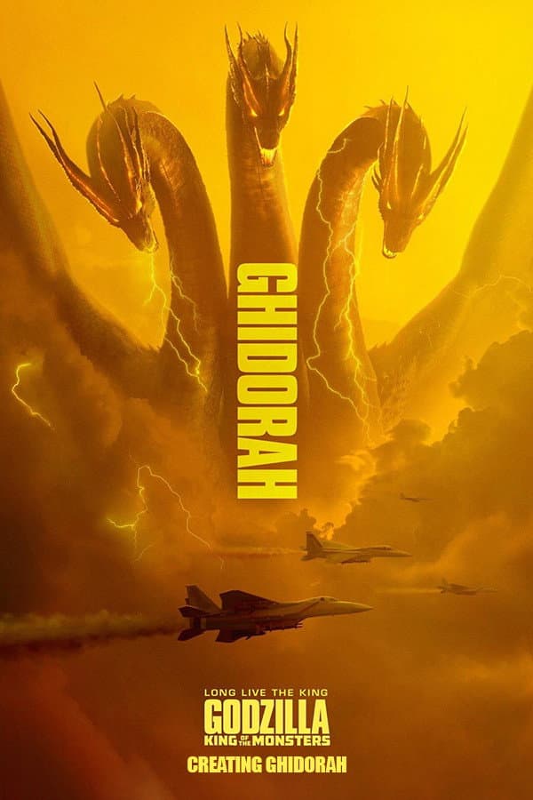 Creating Ghidorah backdrop