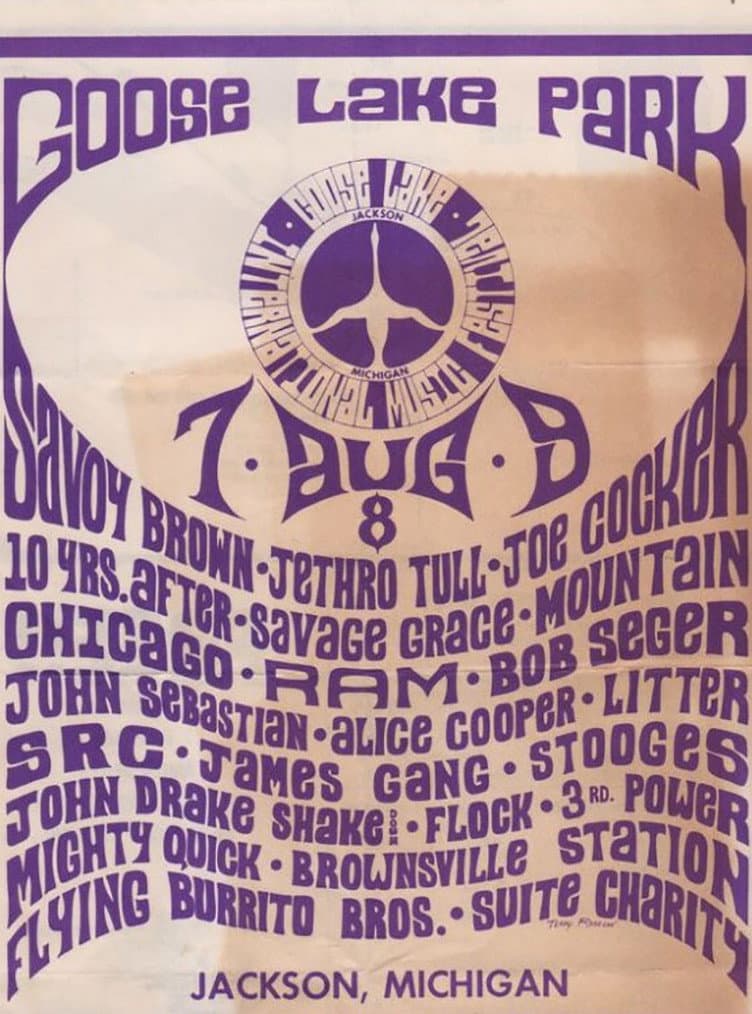 Goose Lake International Music Festival backdrop