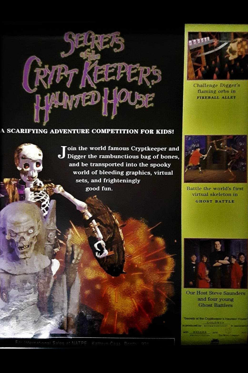 Secrets of the Cryptkeeper's Haunted House backdrop