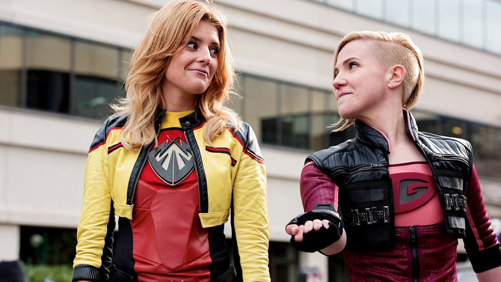 Electra Woman & Dyna Girl backdrop