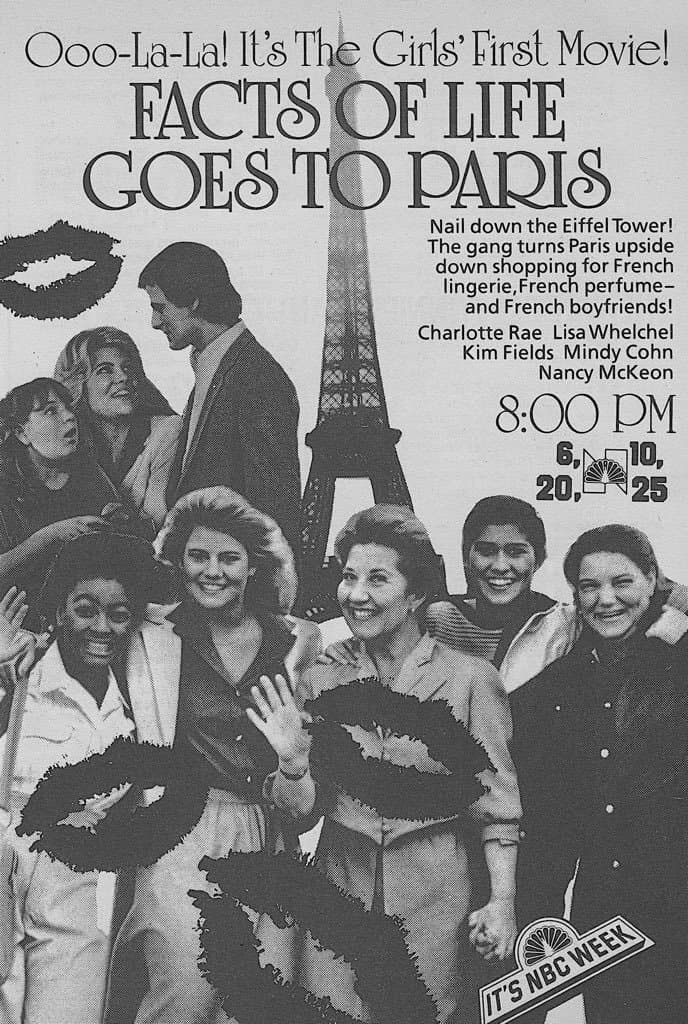 The Facts of Life Goes to Paris backdrop