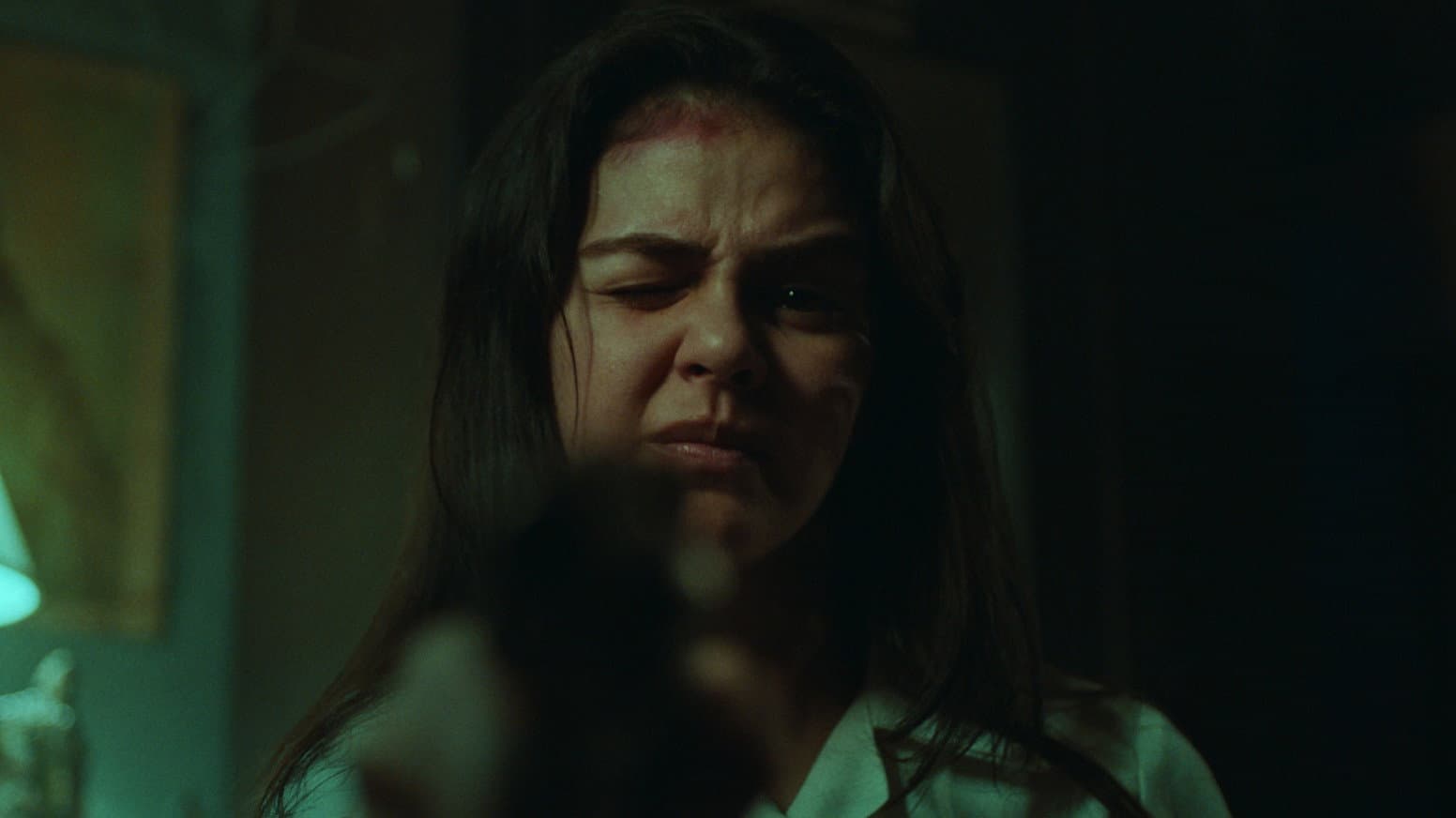 The Woman and the Gun backdrop