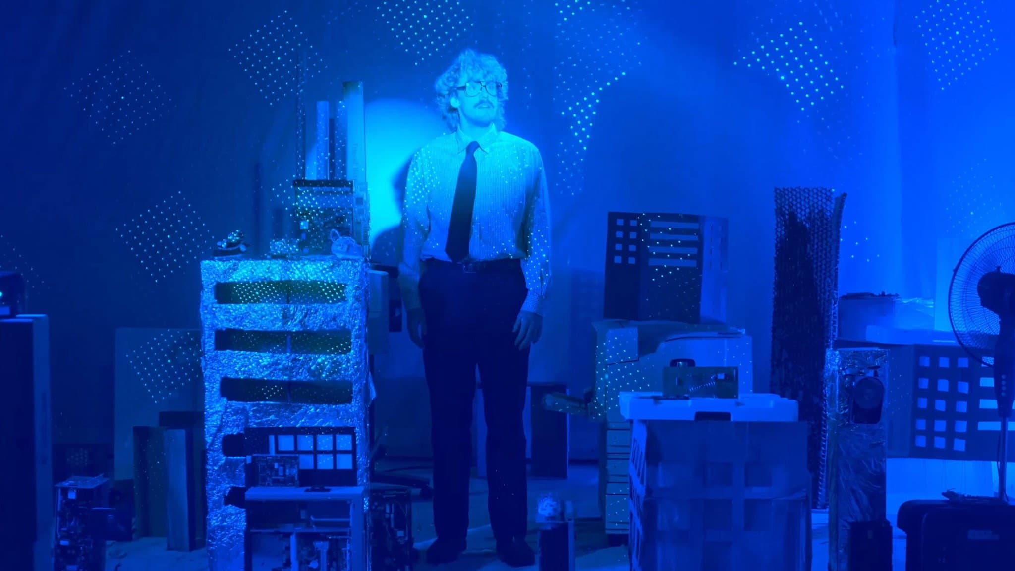 Blue Light backdrop