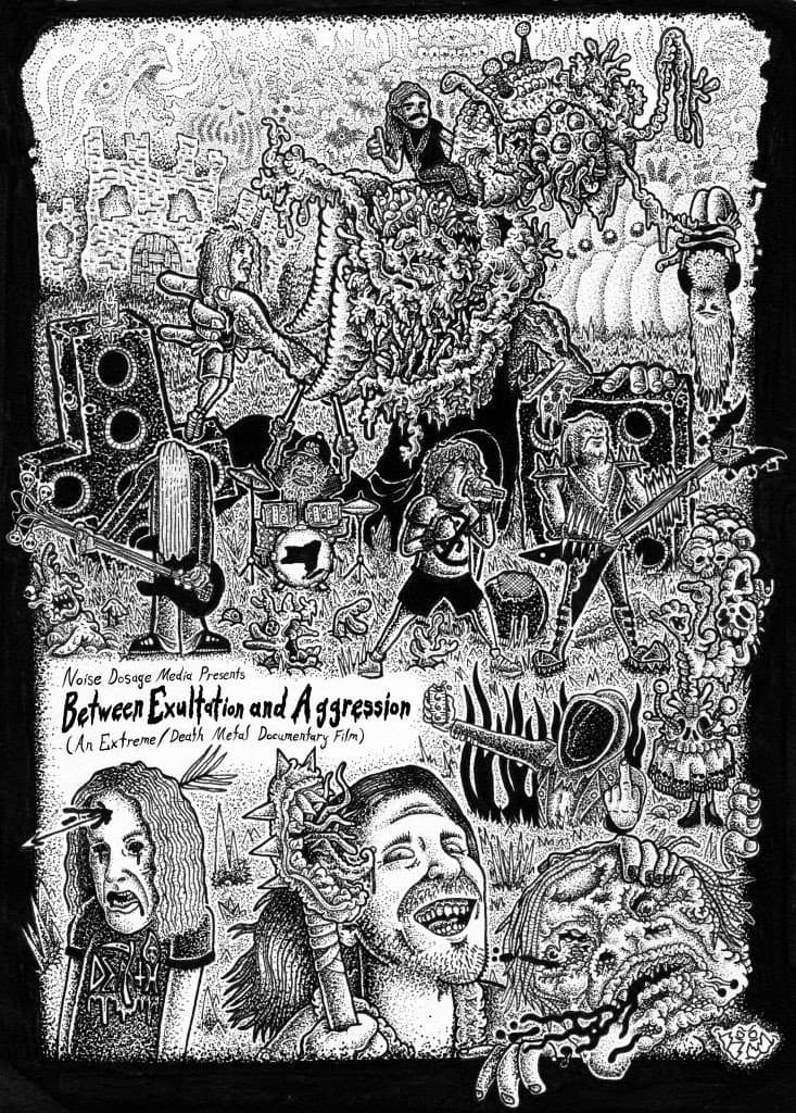 Between Exultation and Aggression backdrop