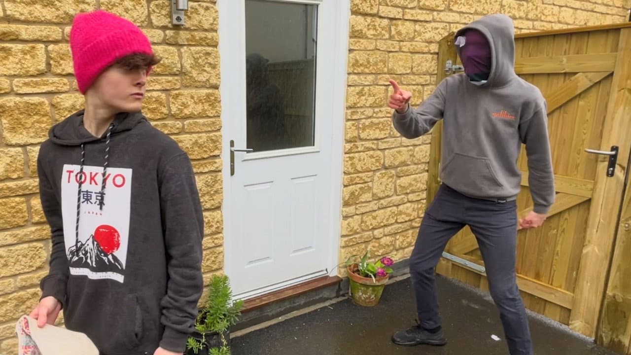 The Easter Egg Thief backdrop