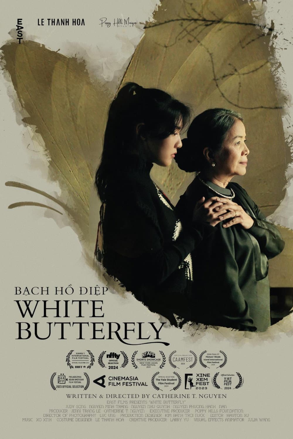 White Butterfly backdrop