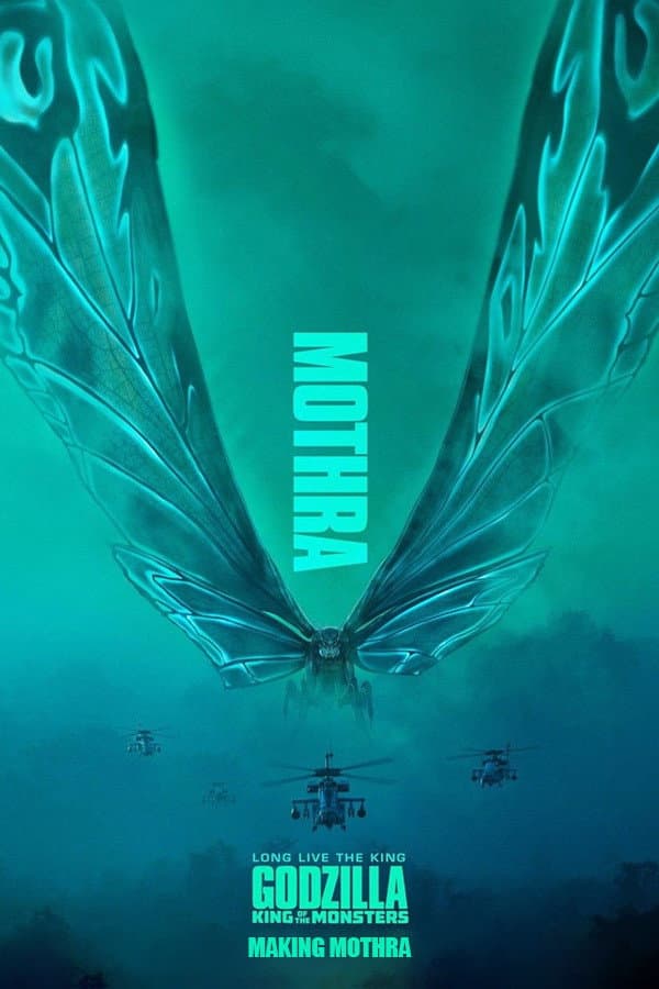 Making Mothra backdrop