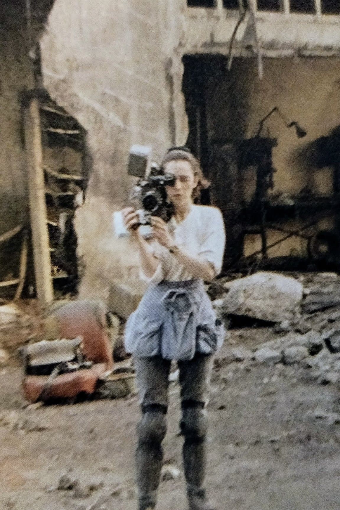 Shooting 'Full Metal Jacket' backdrop