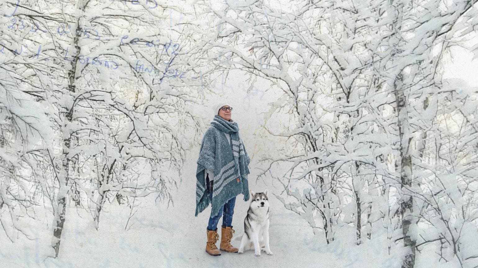 The Snow Between Us backdrop