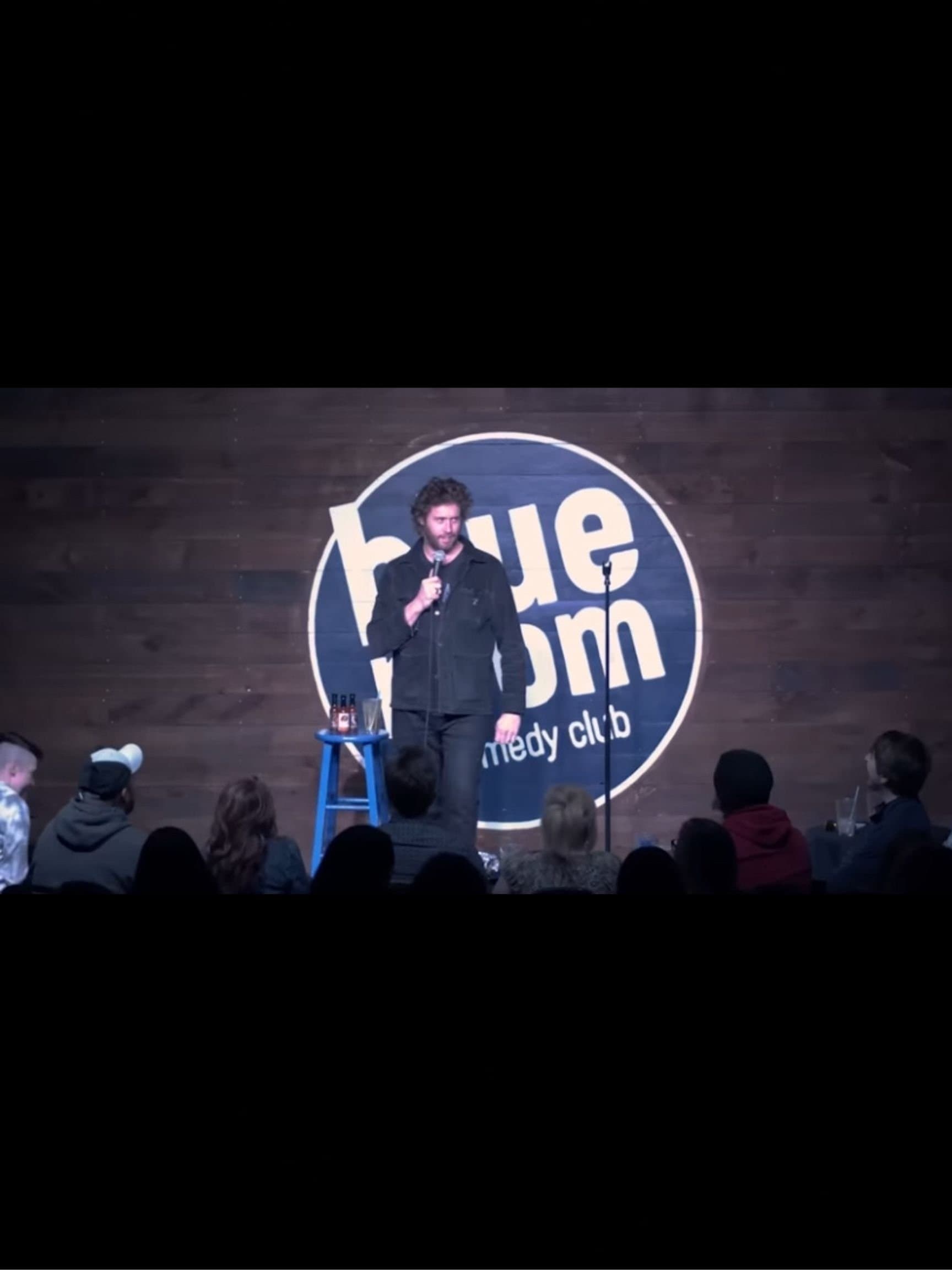T.J. Miller: The Blue Room: A Crowd Work Special backdrop