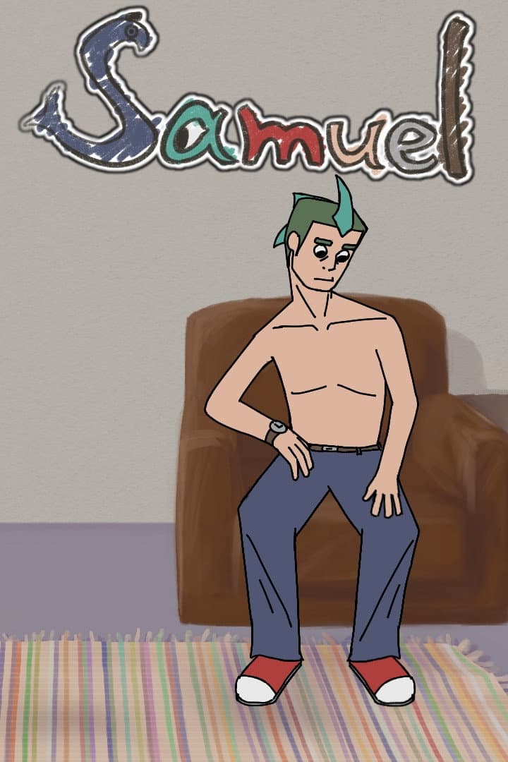 Samuel the fish-man backdrop