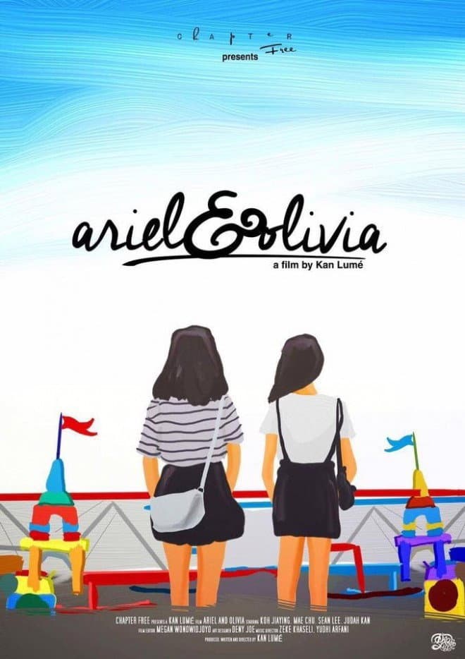 Ariel & Olivia backdrop