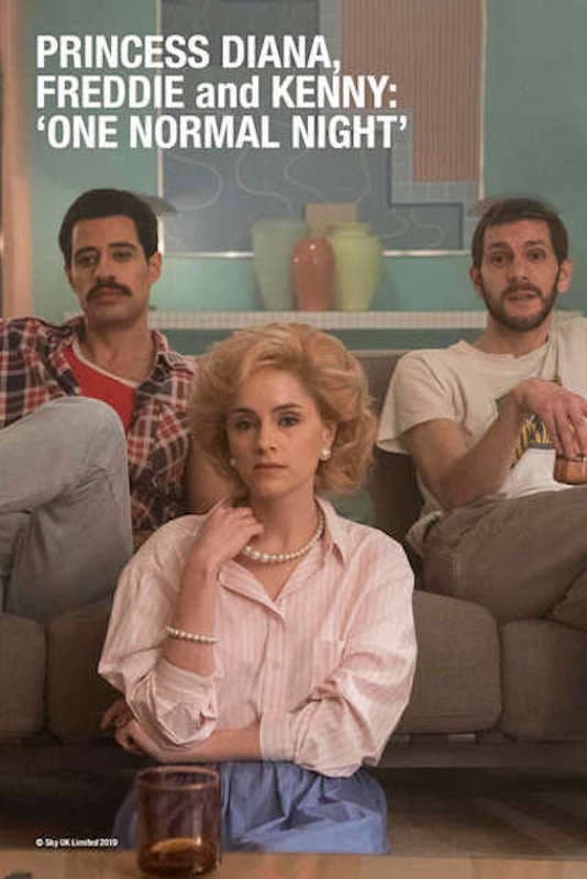 Princess Diana, Freddie and Kenny: ‘One Normal Night’ backdrop