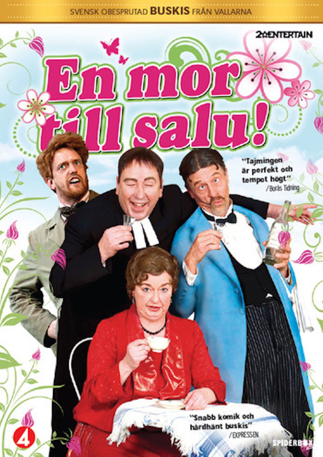 En mor till salu backdrop