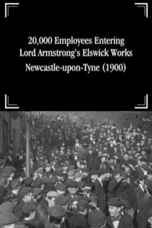 20,000 Employees Entering Lord Armstrong's Elswick Works, Newcastle-upon-Tyne backdrop