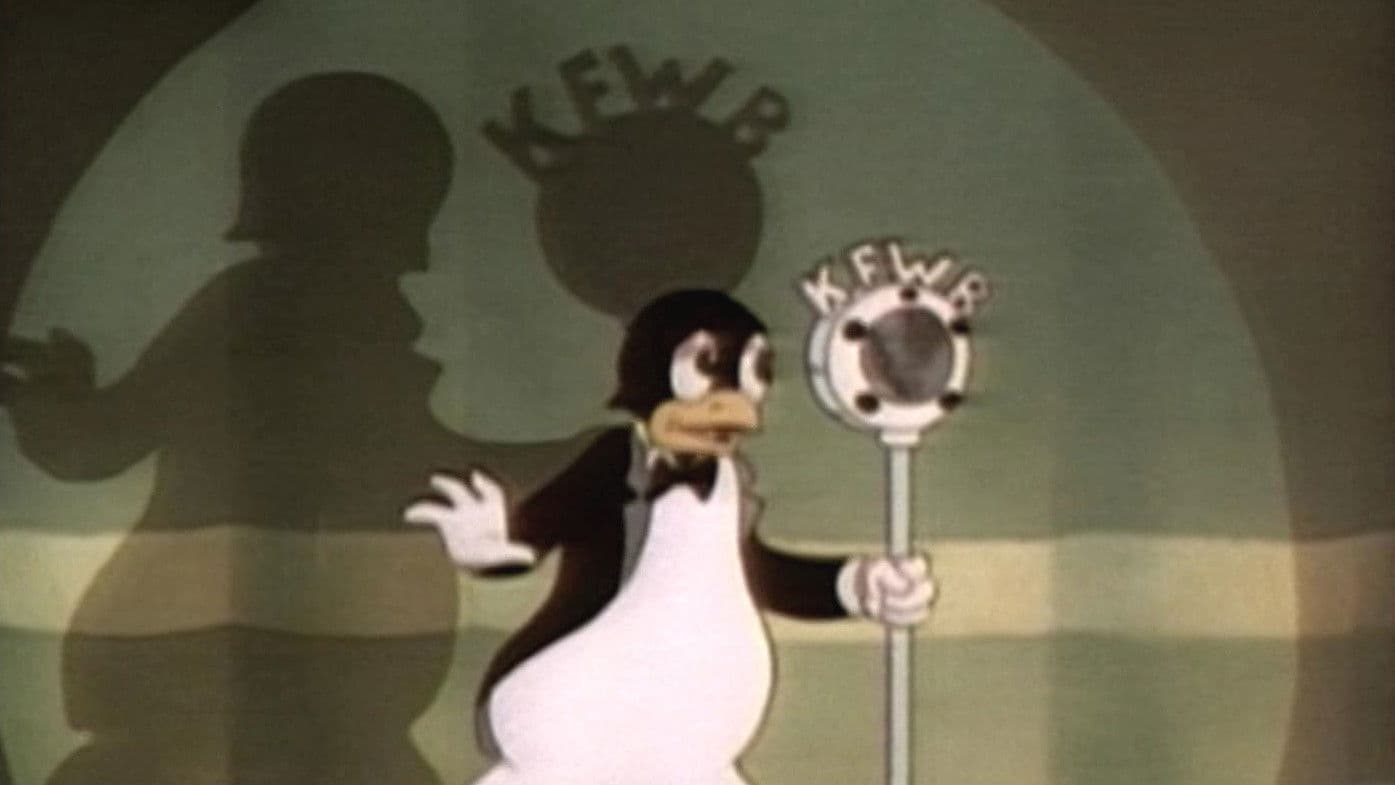 The Penguin Parade backdrop