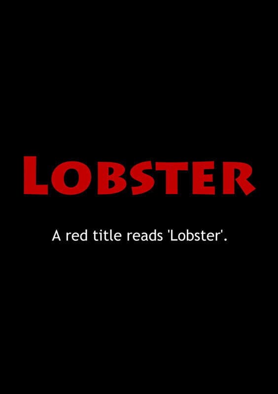 Lobster backdrop