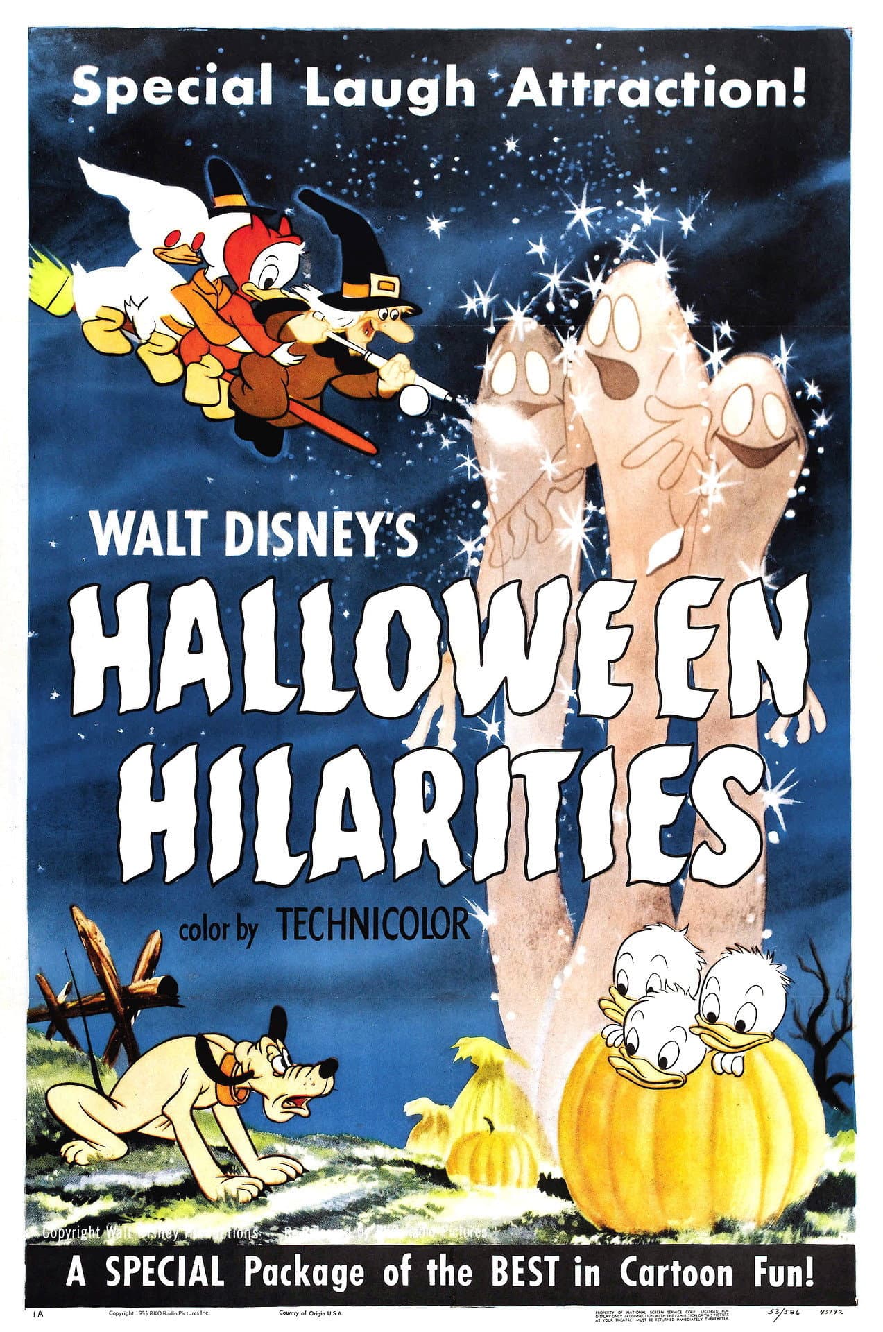 Walt Disney's Halloween Hilarities backdrop