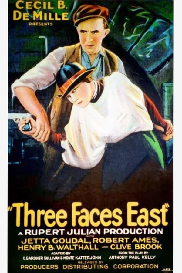 Three Faces East backdrop