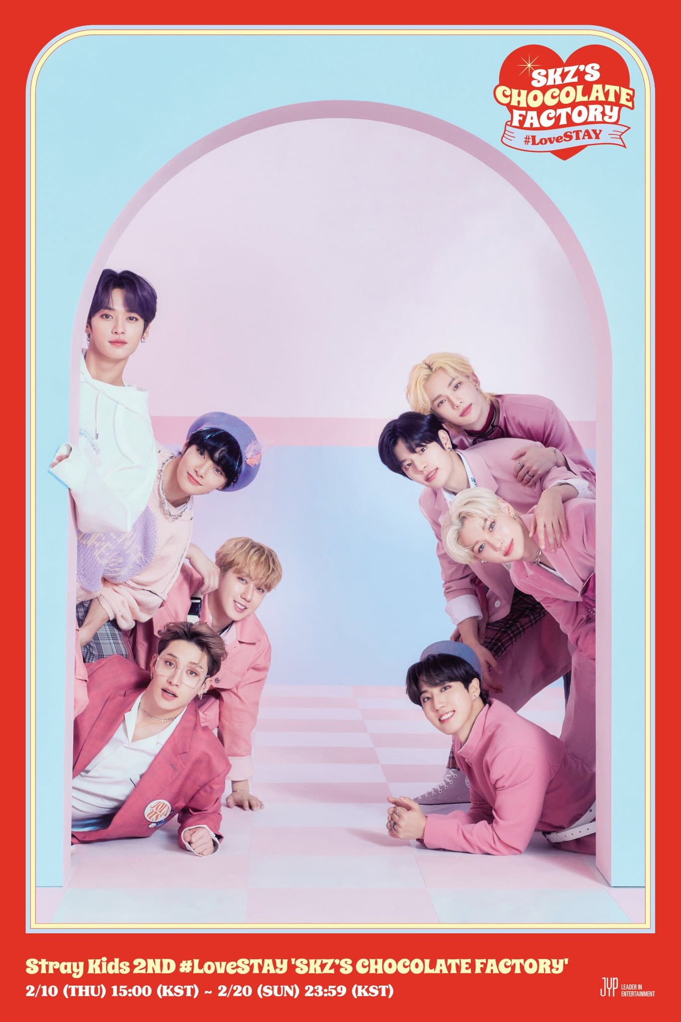 Stray Kids 2ND #LoveSTAY 'SKZ’S CHOCOLATE FACTORY' backdrop