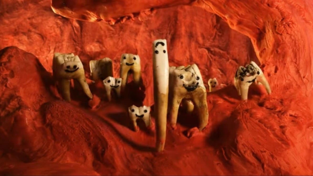 Teeth Bath backdrop