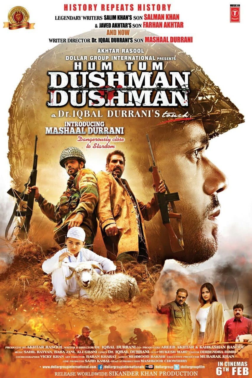 Hum Tum Dushman Dushman backdrop
