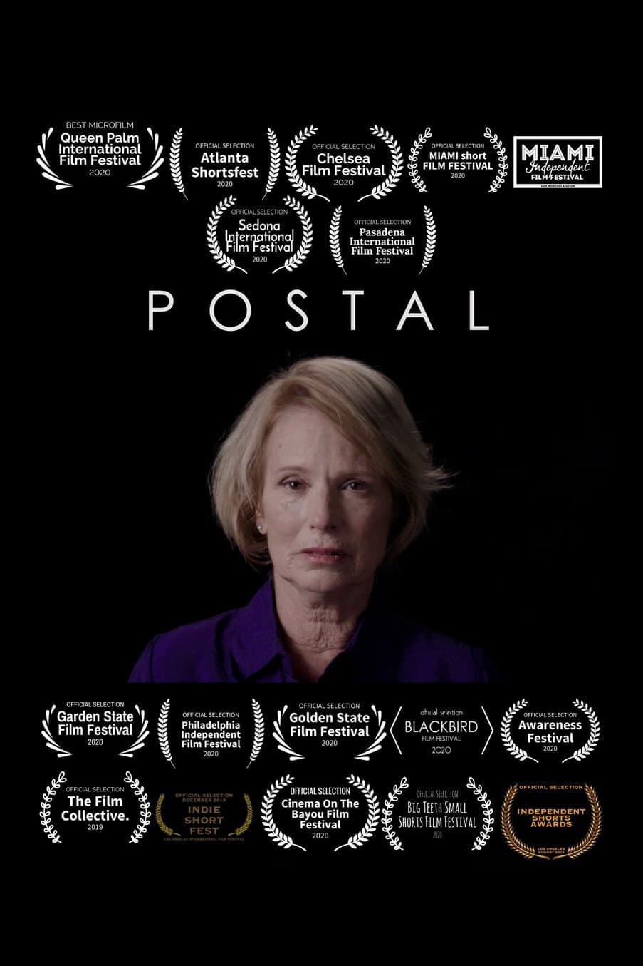 Postal backdrop