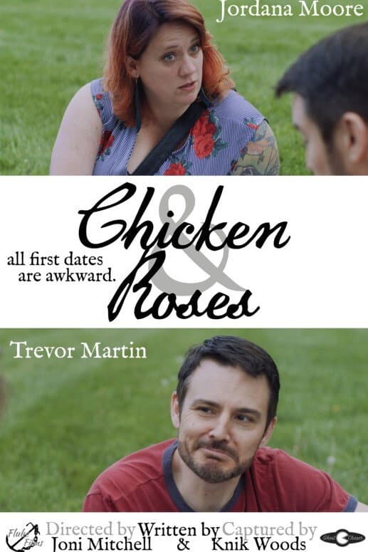 Chicken & Roses backdrop