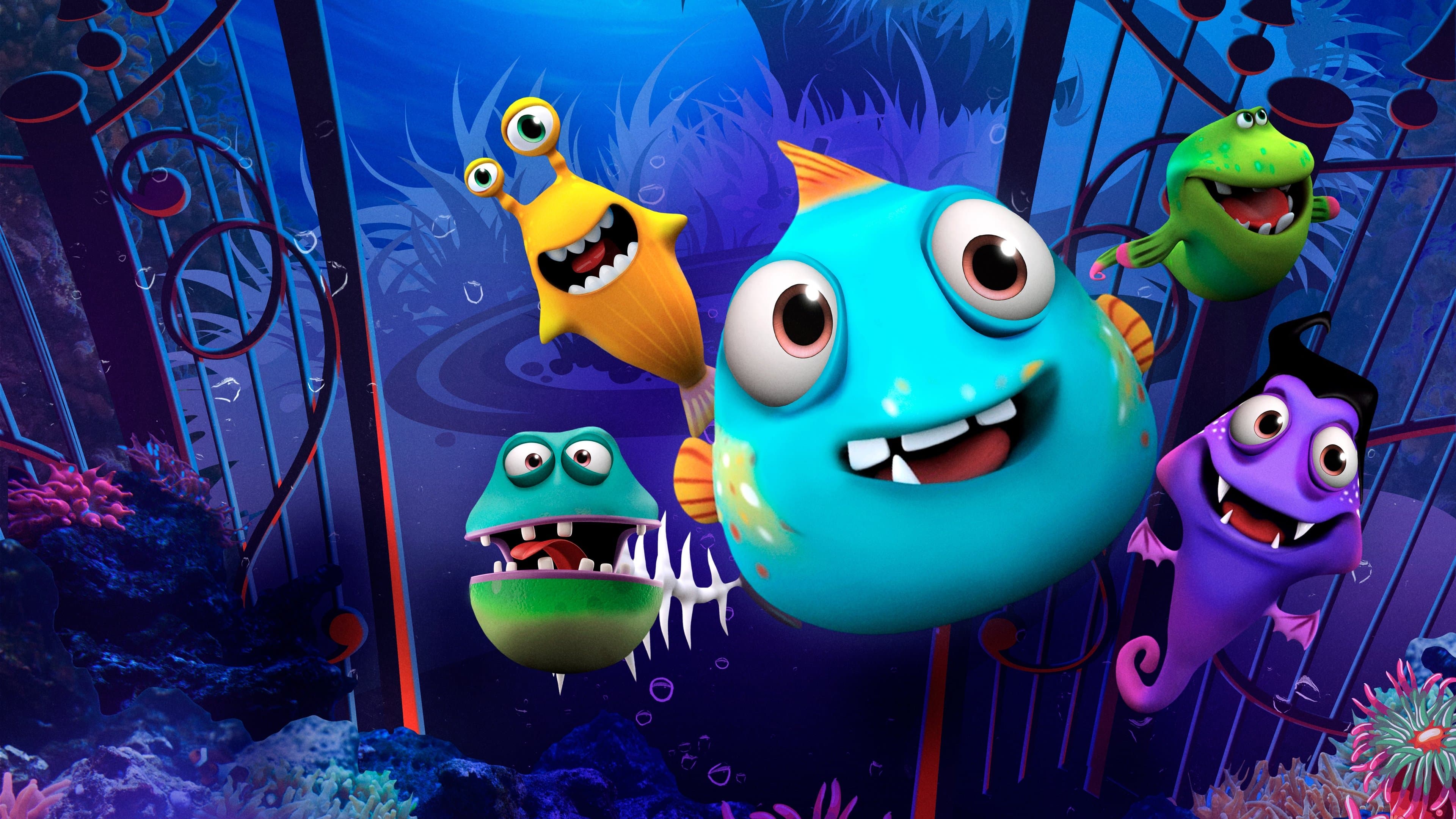 Sea Monsters backdrop