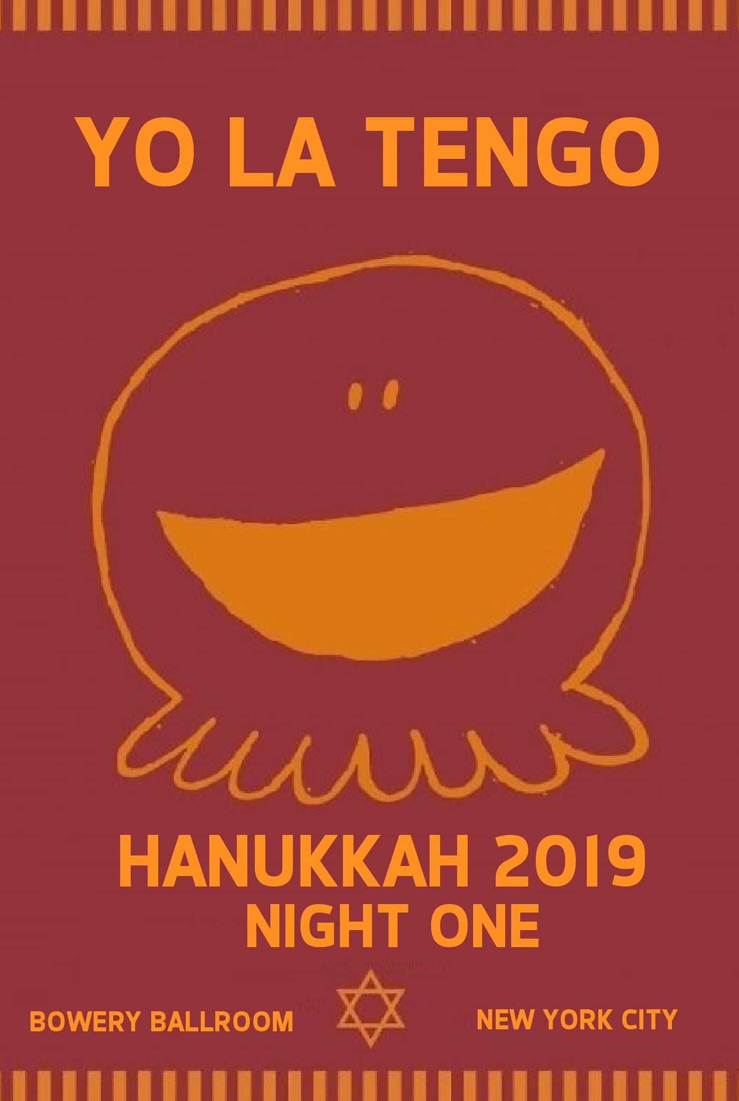 Yo La Tengo: Hanukkah 2019 - Night One backdrop