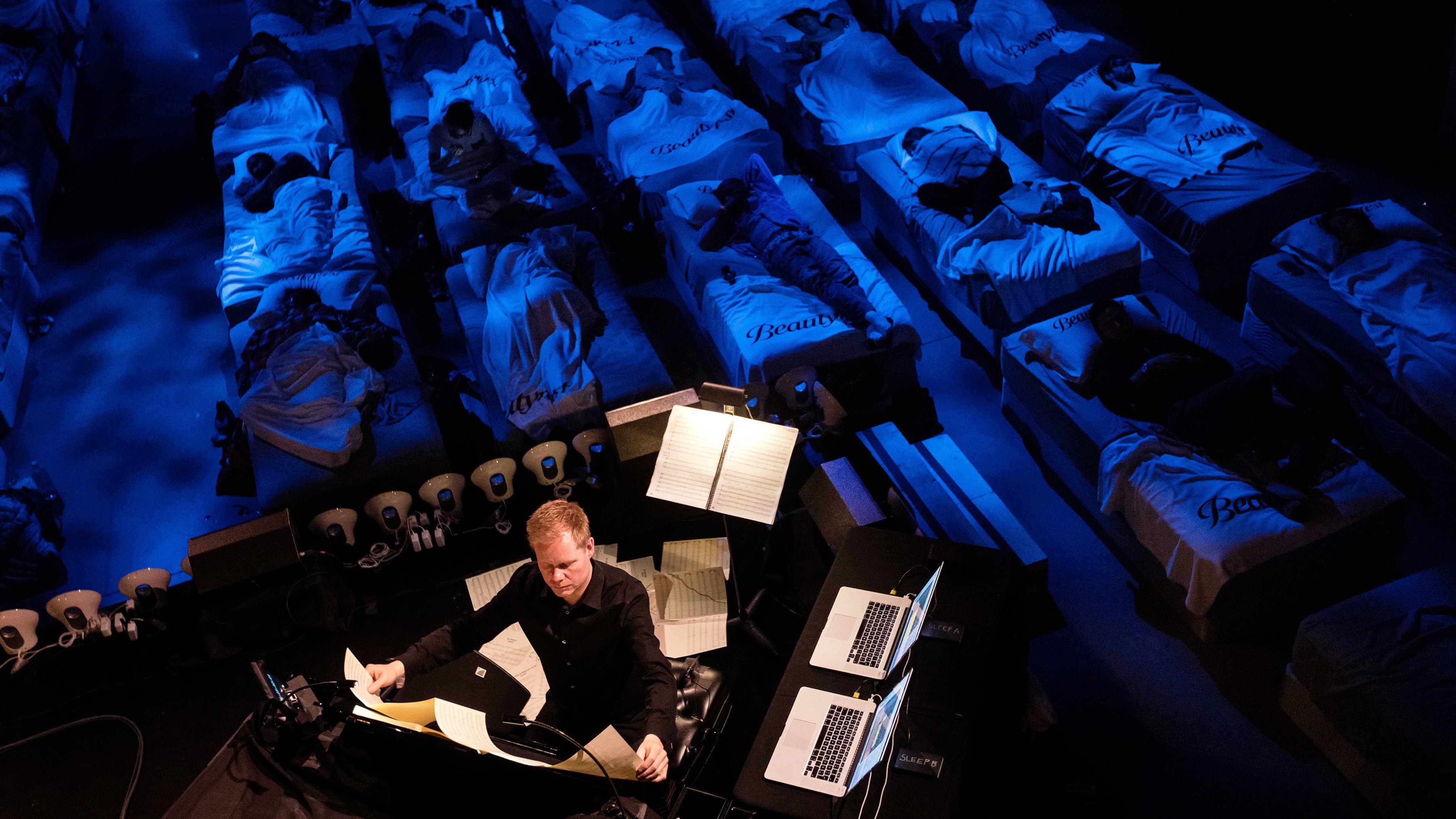 Max Richter's Sleep backdrop