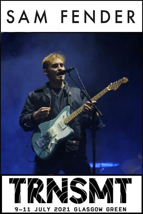 Sam Fender Live at TRNSMT 2021 backdrop
