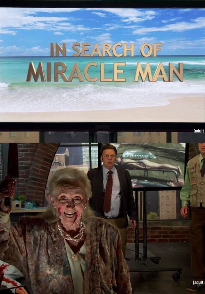 In Search of Miracle Man backdrop