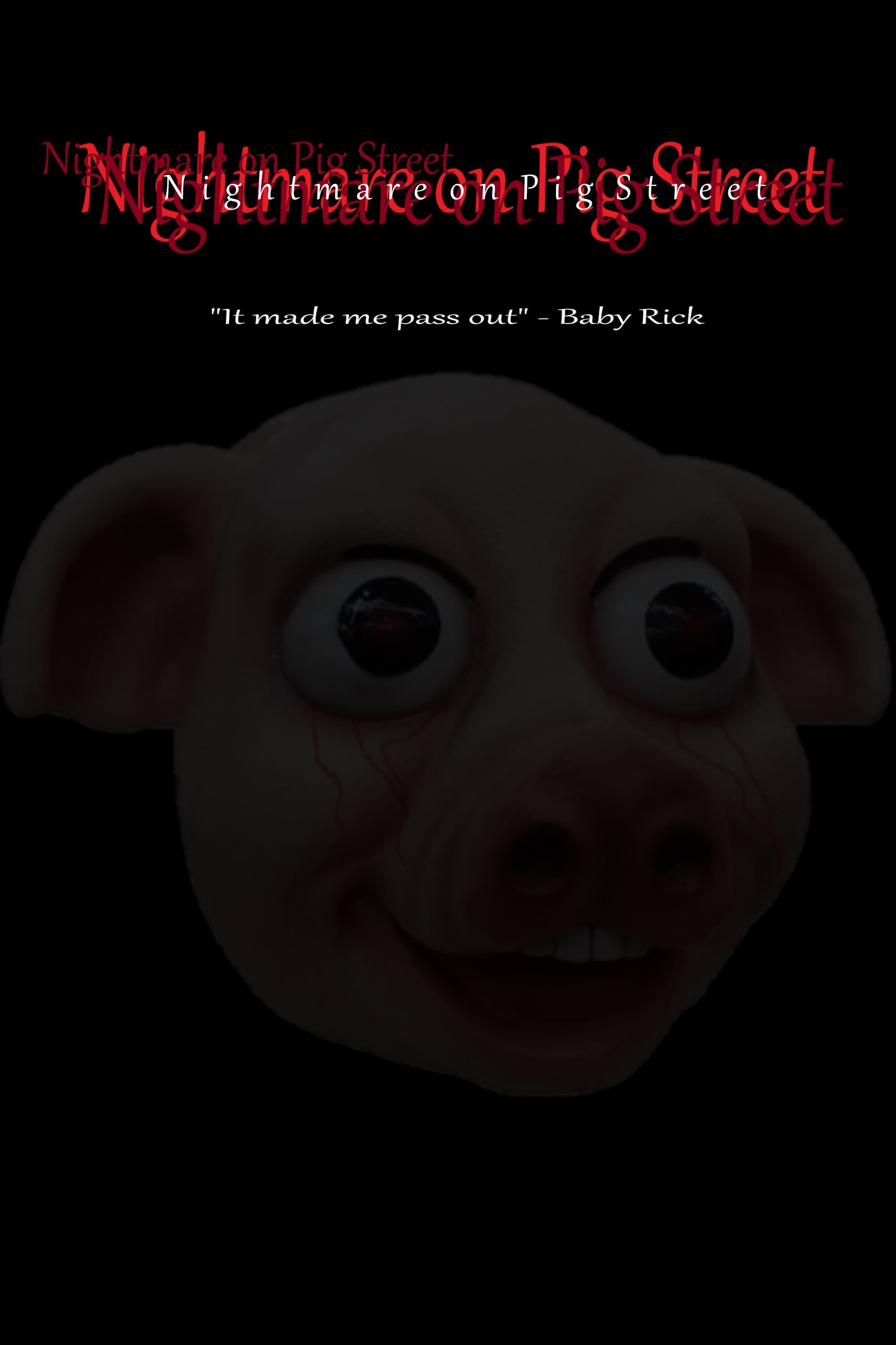 Nightmare on Pig Street backdrop