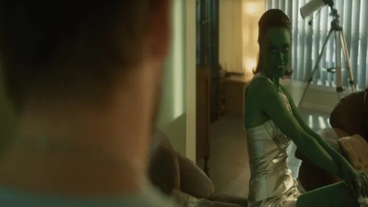 The Green Woman backdrop