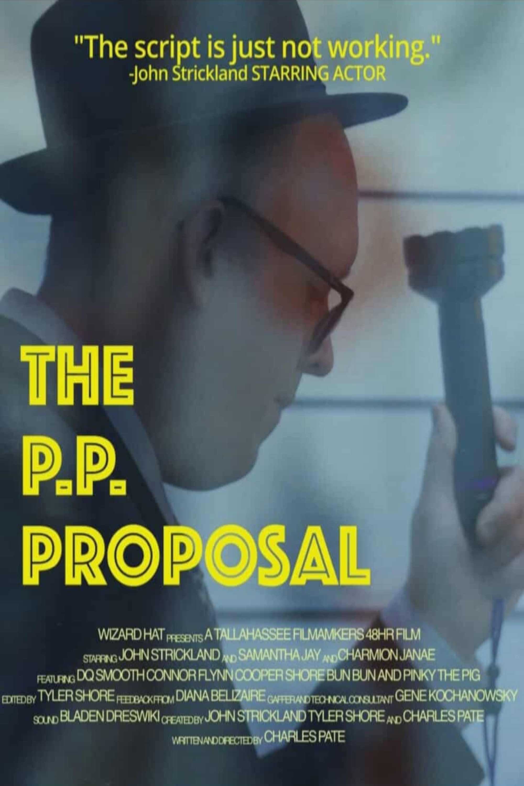 The P.P. Proposal backdrop