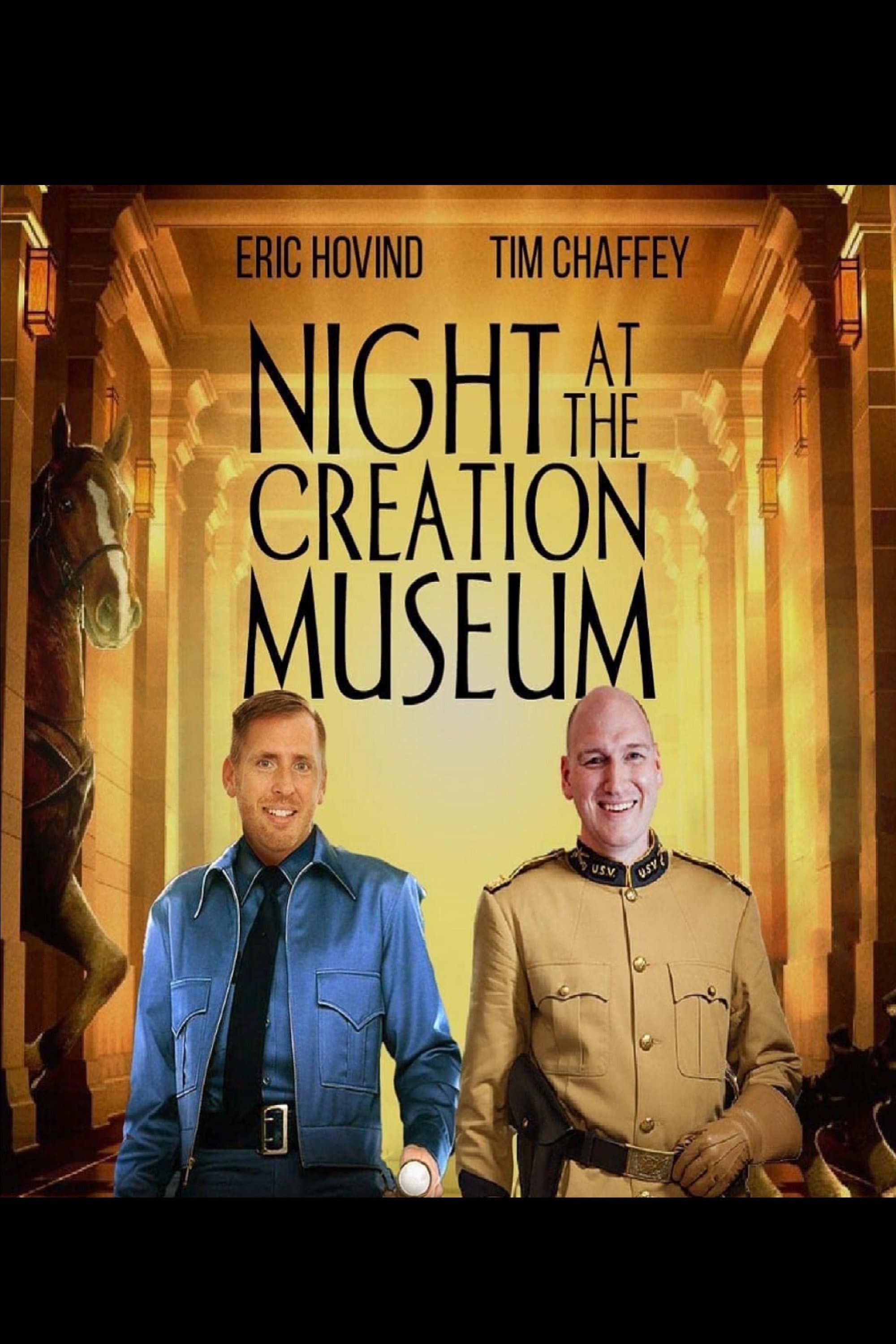 Night at the Creation Museum backdrop