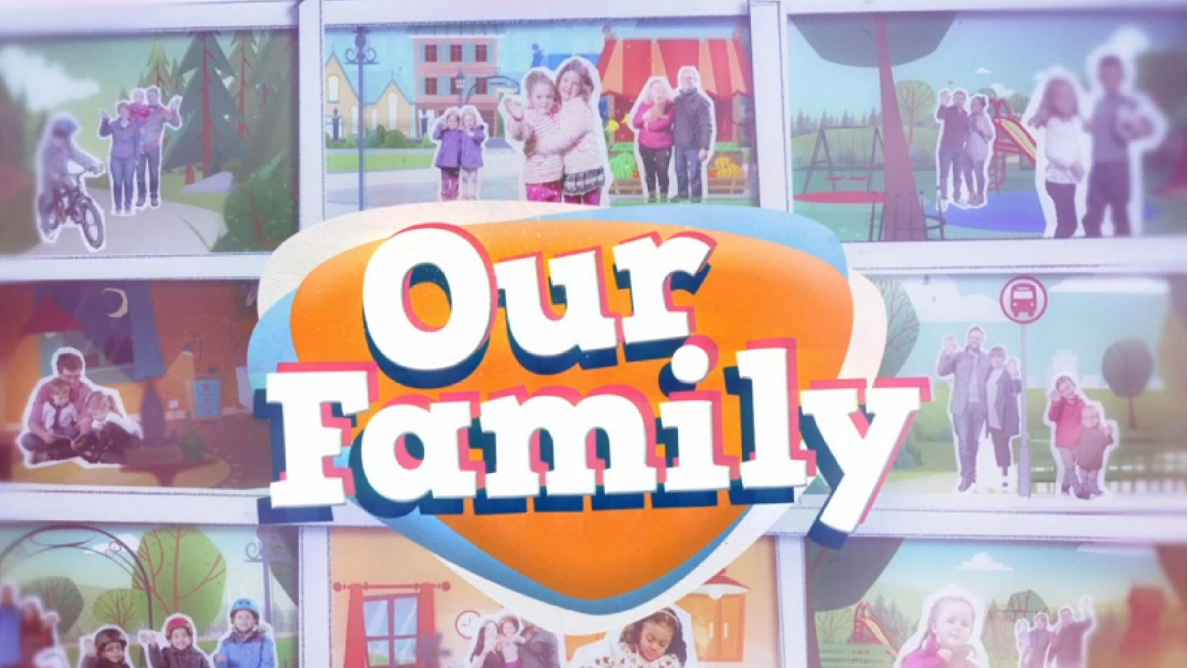 Our Family backdrop
