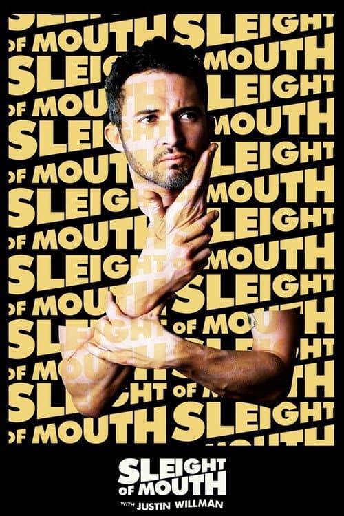 Sleight of Mouth with Justin Willman backdrop
