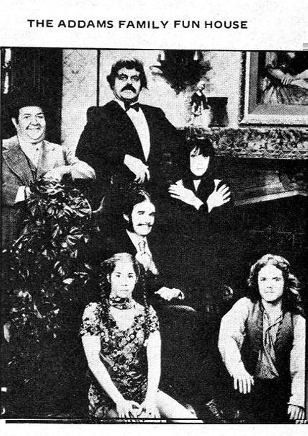 The Addams Family Fun House backdrop