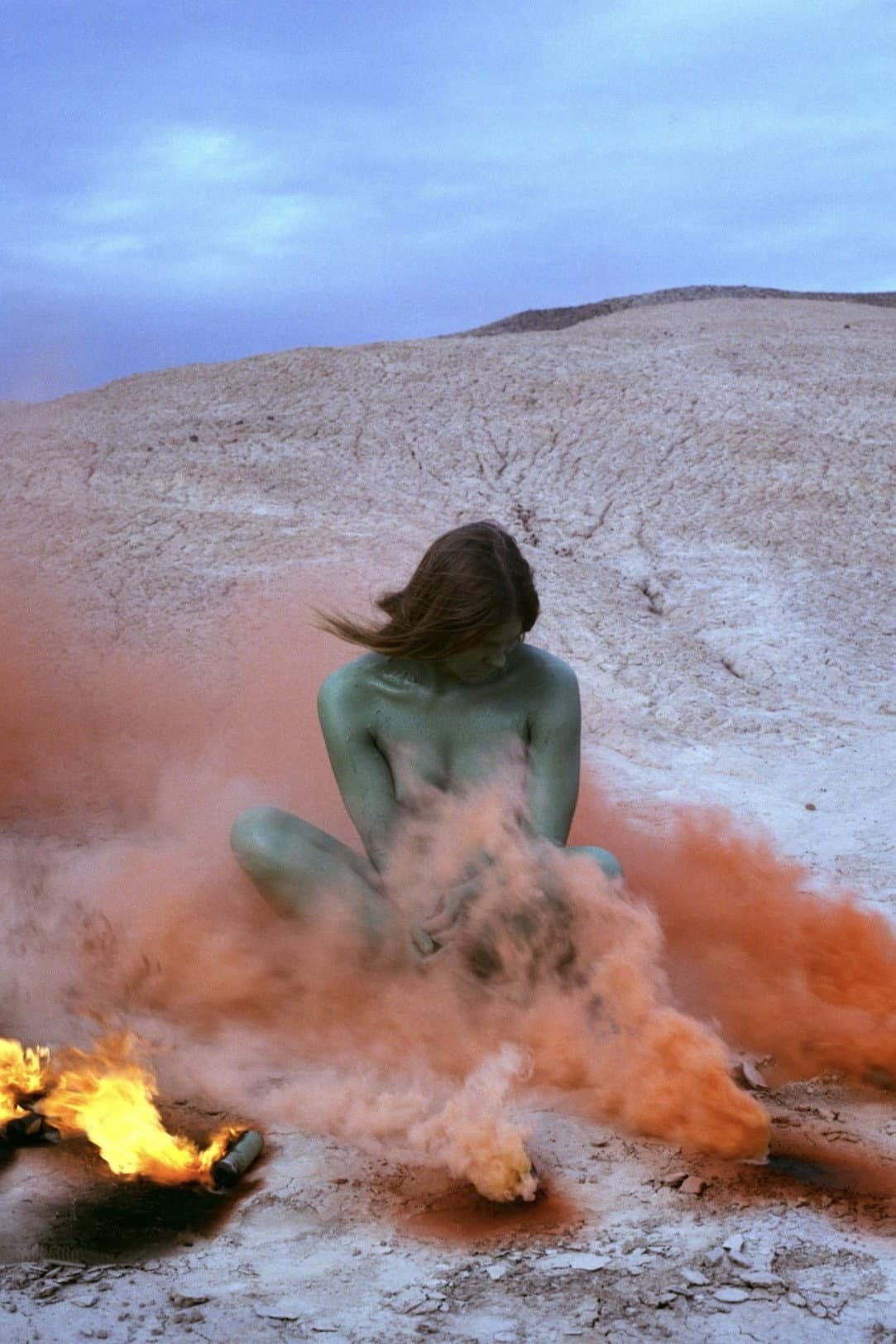 Women and Smoke backdrop