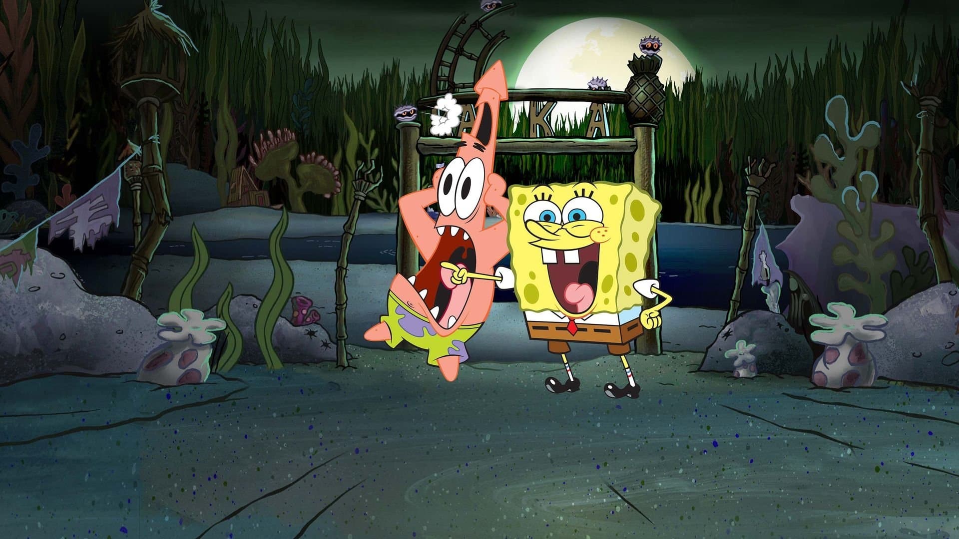 SpongeBob Squarepants: Kreepaway Kamp backdrop
