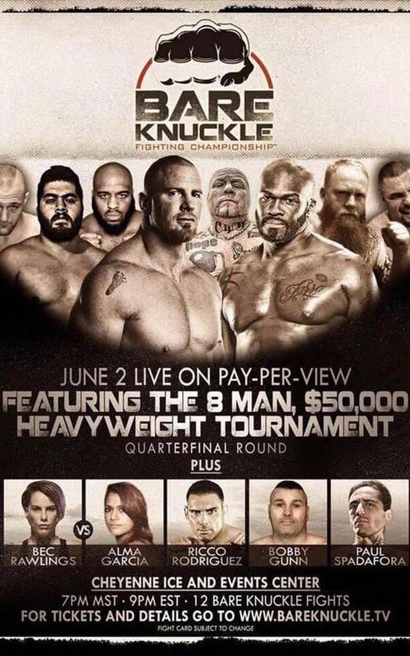 Bare Knuckle Fighting Championship 1 backdrop