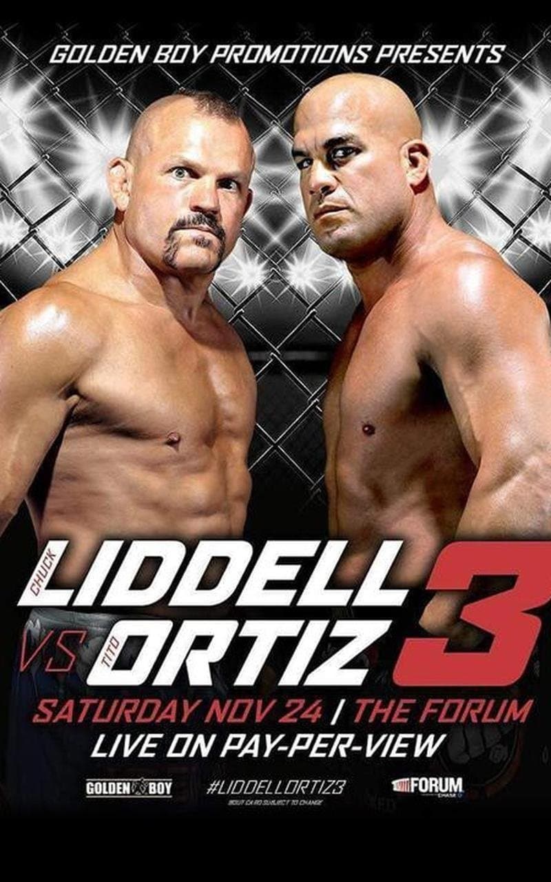 Golden Boy MMA Liddell vs Ortiz 3 backdrop