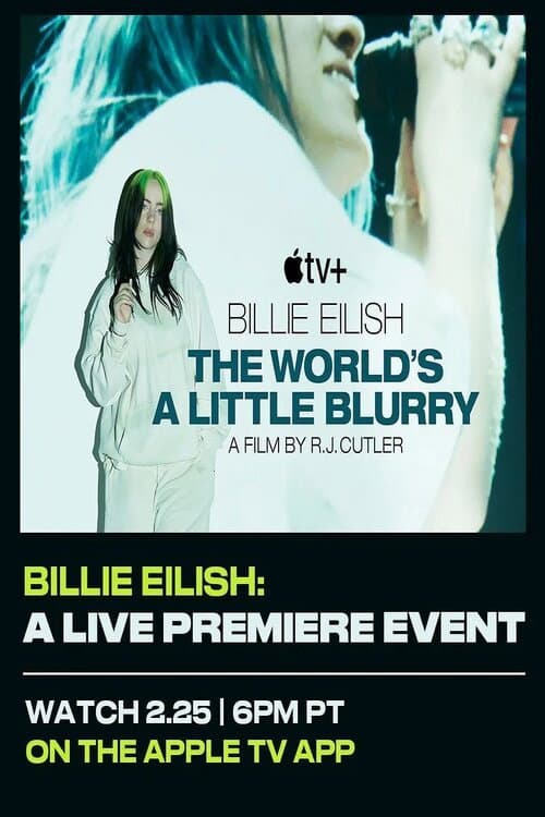 Billie Eilish: The World’s A Little Blurry Live Premiere Event backdrop
