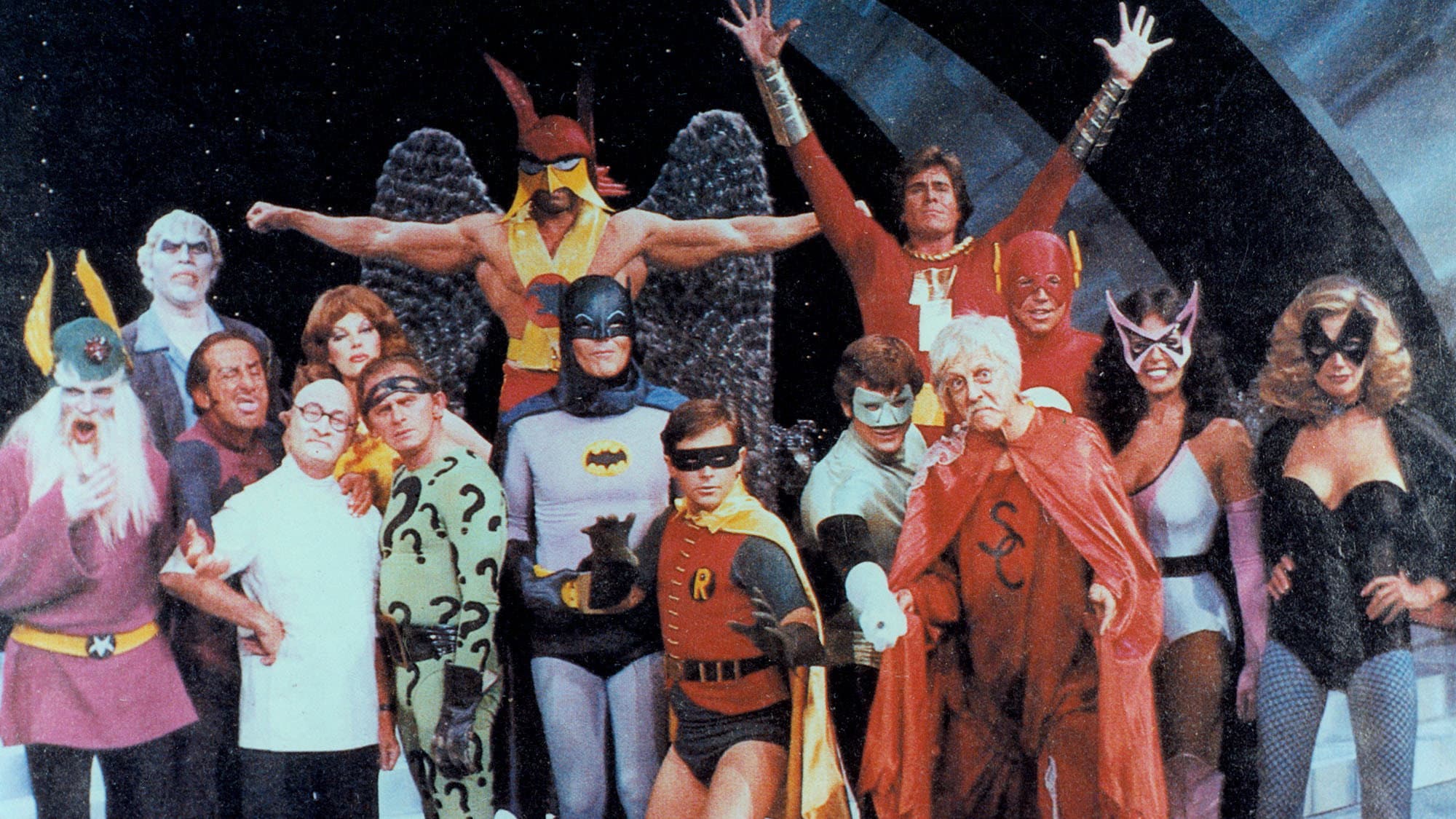 Legends of the Superheroes backdrop
