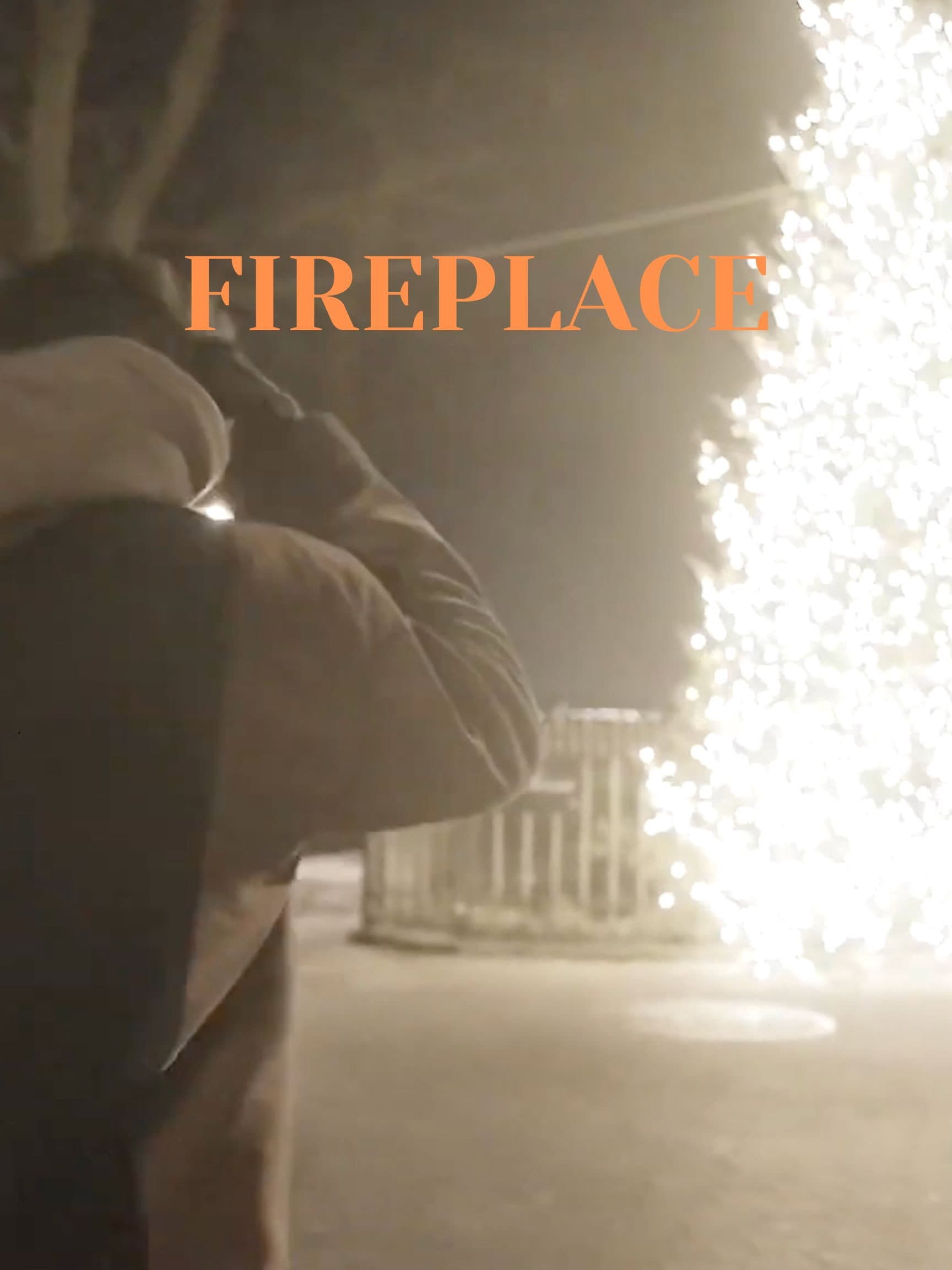 Fireplace backdrop